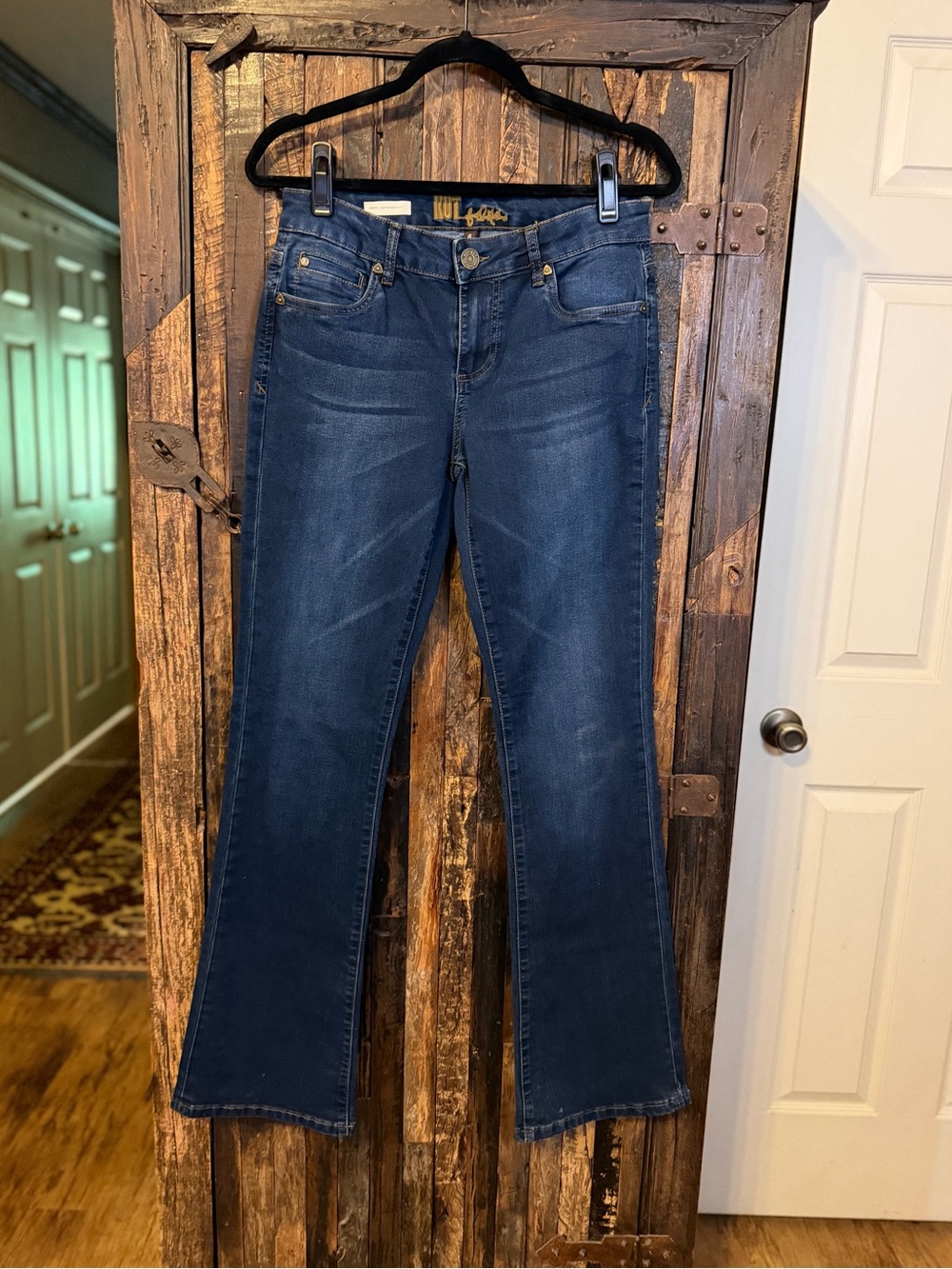 KUT from the Kloth Meryl Jeans Womens 4 High Rise Bootcut Dark Wash Denim